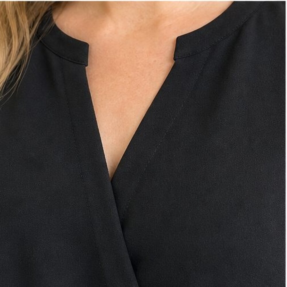 Black Ruffle Blouse - Picture 4 of 6